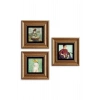 Kadınlar 3 lü Set Çerçeveli Taş Tablo 20 cm