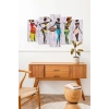 Kadınlar Dans 5 Parçalı Mdf Tablo 60 x 100