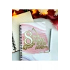 Kadınlar Günü Pembe Gold Defter Kalem Seti