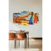 Kadınlar ve Bulutlar 5 Parçalı Mdf Tablo 60 x 100
