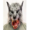 Kafaya Tam Geçmeli Lateks Dil Çıkaran Mavi Gözlü Kurt Maskesi (5365)
