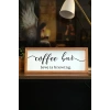 Kahve Köşesi Coffee Bar Love Is Brewing Ahşap Çerçeve 50 x 110