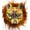 Brown Hair Tiger Lion Leopard Mask Mega Plush 32 No (5365)