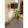 Kahverengi Tripod Lambader 115 Cm E27 Duy