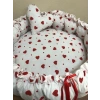KALP DESENLİ BEBEK YATAĞI , OYUN MİNDERİ