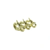 Heart-Shaped Double Apple Design Figurine - Medium Size - Ceramic - Shiny Gold