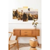 Kapadokya Manzara 5 Parçalı Mdf Tablo 60 x 100