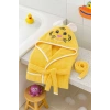 Kapşonlu Unisex %100 Pamuklu Çocuk Banyo Bornozu Tiger