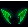 Phosphorescent Latex Elf Ear Burning in the Dark 1 Pair 10x5 cm (5365)