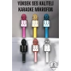 Karaoke Mikrofon Bluetooth Usb Aux Girişli 25 Cm Eğlence