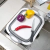 Katlanabilir Süzgeçli Kesme Tahtası ve Badya (5365)