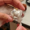 Kedi Şeffaf Anı Anahtarlığı - Kedi Figürlü - Karışık Model