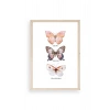 Kelebekler Ahşap Çerçeveli Tablo 17 x 23