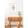 Kelebekler Ahşap Çerçeveli Tablo 30 x 42