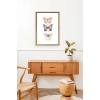 Kelebekler Ahşap Çerçeveli Tablo 30 x 42