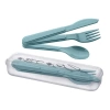 Self-Boxed Hygienic Plastic Picnic Type Fork Spoon Knife Set