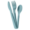 Self-Boxed Hygienic Plastic Picnic Type Fork Spoon Knife Set