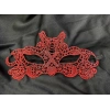 Kırmızı Dantel Masquerade Maskesi Çift Taraflı 10 No (5365)