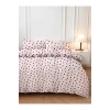 Red Heart Double Bedding Set Cotton 180x200 Cm