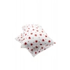 Red Heart Double Bedding Set Cotton 180x200 Cm