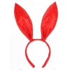 Red Satin Shapeable Rabbit Ear Crown