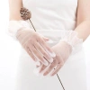 Short Length Lycra Lace Adult Tulle Gloves