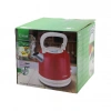KİWİ KK-3340R KIRMIZI NOSTALJİ DEMLİK MODELÇELİK KETTLE SU ISITICI 2.2LT 1800W PASLANMAZ ÇELİK GÖVDE- GİZLİ RESİZTANS (5365)