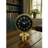 Klas Gold 25 x 20 Cm Metal Table Clock