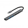 Kompakt 5 İn 1 Type-c Hub 4 Usb 3.0 Ve Hdmı Çıkışı
