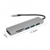 Kompakt 6 İn 1 Hdmı Çevirici Type-c Lightning Micro Usb