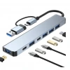 Kompakt 7 Fonksiyonlu Type-c Usb Çevirici
