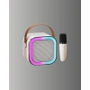Kompakt Karaoke Mikrofon Seti Bluetooth Hoparlör İle