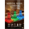 Kristal Masa Lambası Rgb Renk Değiştiren Gece Lambası 16 Renk Ve 4 Mod Dokunmatik Kontrol
