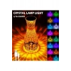 Kristal Masa Lambası Rgb Renk Değiştiren Gece Lambası 16 Renk Ve 4 Mod Dokunmatik Kontrol