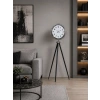 Krom Dekoratif Tasarım Tripod Ayaklı Saat