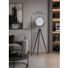 Krom Dekoratif Tasarım Tripod Ayaklı Saat