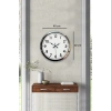 Krom Elegance 40 Cm Metal Standart Duvar Saati