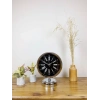 Krom Metal Roma Rakamlı Masa Saati 25×20 cm