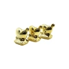 Small Arrow Heart Designed Figurine - Ceramic - Shiny Gold