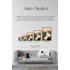 Kuğular Ahşap Çerçeveli Tablo 50 x 70