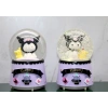 Kuromi İçi Dönmeli Püskürtmeli Işıklı Müzikli Kar Küresi Büyük Boy - Model 2