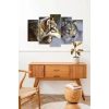 Kurtlar 5 Parçalı Mdf Tablo 60 x 100