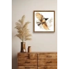Kuş Ahşap Çerçeveli Tablo 23 x 23