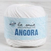 La Mia Angora 50gr White Hand Knitting Yarn - L001 - 33804