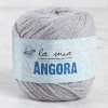 La Mia Angora Grey Hand Knitting Yarn - L047 - 34013