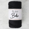 La Mia Boho Black Twisted Macrame Yarn - L006 - 33997