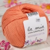 La Mia Mercerized Cotton Orange Hand Knitting Yarn - 201 - 33581