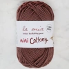 La Mia Mini Cottony 25 gr Kahverengi Bebek El Örgü