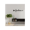 Lazer Kesim Ahşap Duvar Dekoru Freedom 40 x 40