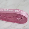 Loren Crafts 1cm 10 mt Pink Satin Welcome Baby
